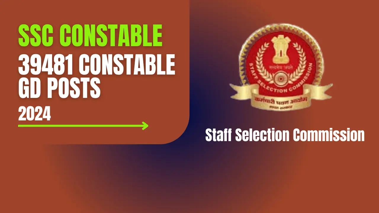 SSC GD Constable Recruitment 2024-25